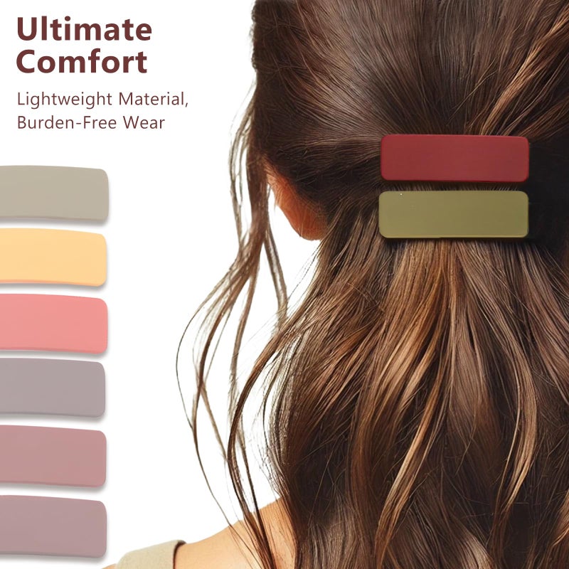 Jaasuee Matte Snap Hair Clips for Girls and Women, 20 Pcs Cute Solid Candy Color Hair Barrettes, Lightweight and Durable Hair Accessories - Image 3